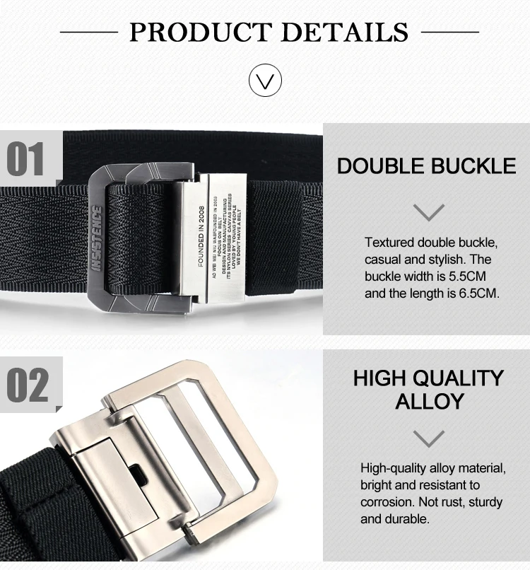 Gürtel für Herren, Herrengürtel, Segeltuch, automatische Schnalle, Metallgurtband, Nylon-Streifen, Riemen, lässig, Sport, Studenten gürtel jeans gürtel herren gürtel damen belt ремень gürtel für männer männer geschenk – Detail 5