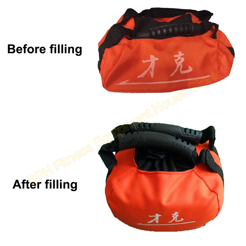 Kettlebell Sandbags for Fitness, 8-30kg Load, Portable Home Exercise Equipment, Adjustable Empty Kettlebell Sandbags for Workout