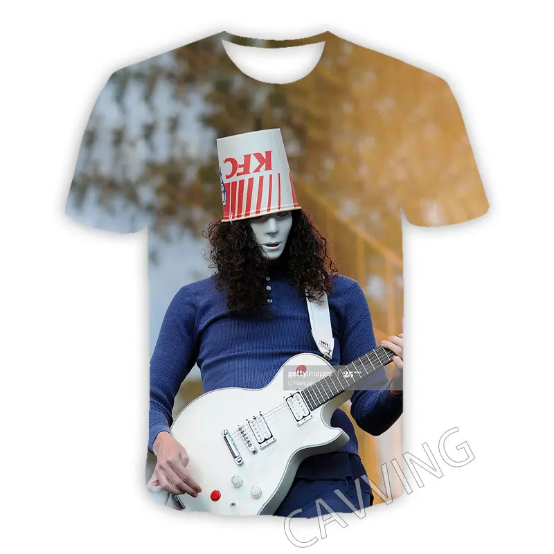 CAVVING 3D Printed  Buckethead  Casual T-shirts  Hip Hop T Shirts Harajuku Styles Tops Clothing for Men/women