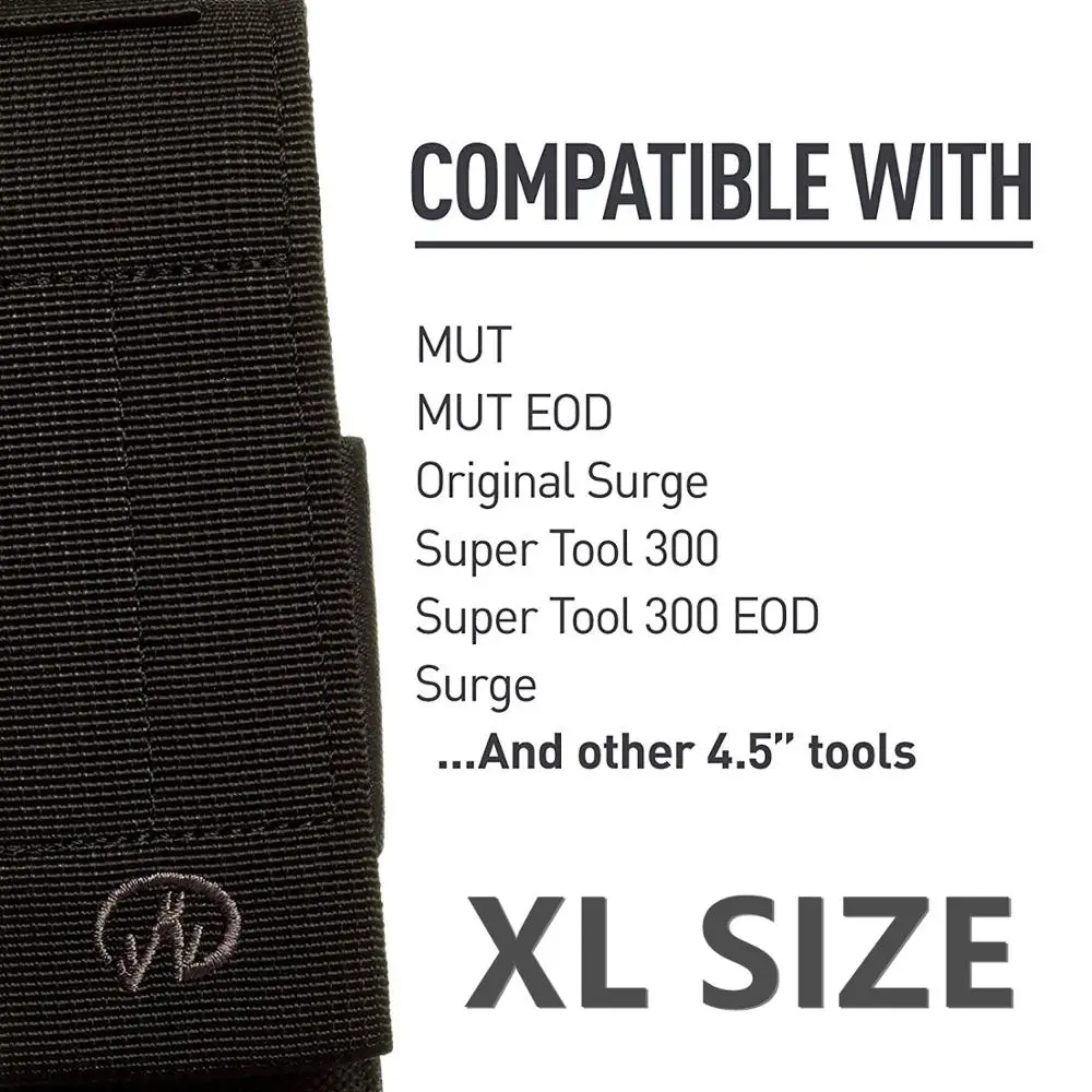 LEATHERMAN-funda de nailon grande para multiherramientas, Compatible con MOLLE, se adapta a MUT, sobretensiones y Super Tool