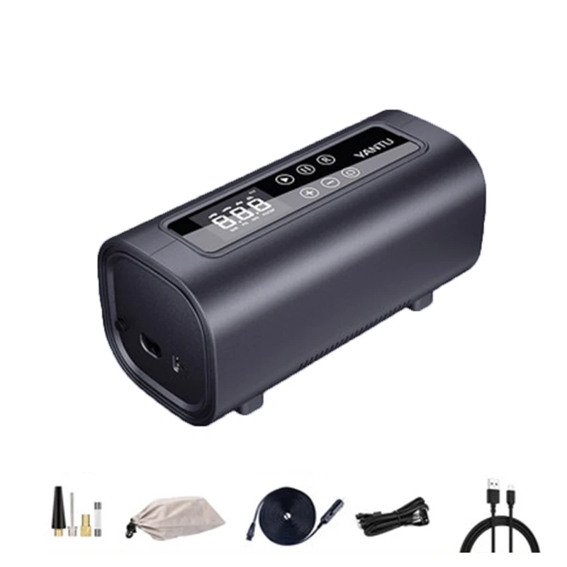 

Portable Air Inflator Electric Pump Dual-cylinder RGB Air Inflator for Car Bicycle Motorcycle Bike Auto SUV 2000mah 12V