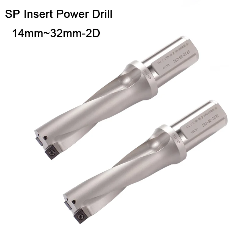 

High precision 14-32mm CNC indexable U drill 2D SP indexable insert drill Drills for metal 13 14 15 16 17 Diameter power u drill