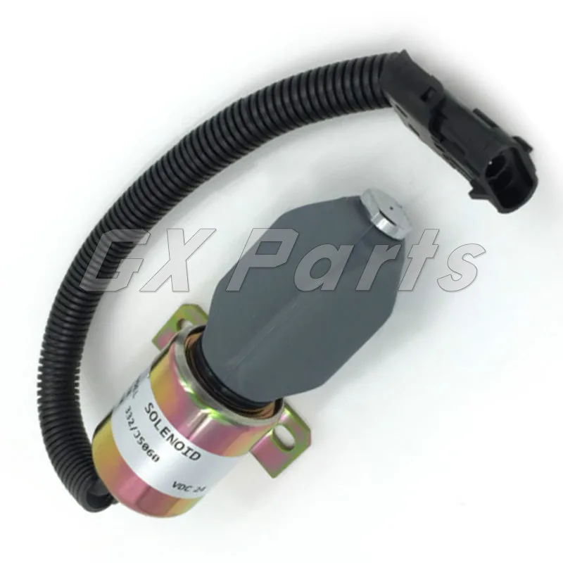 24V Fuel Shut Off Solenoid 716/30091 For JCB Stopper Motor JS130 JS160 JS180 JS240 JS260 JS330