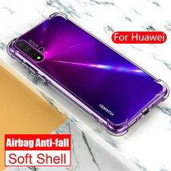 luxury silicone case on for huawei p smart Z cover cases p smart plus 2019 2018 bumper coque mobile phone accessories shockproof