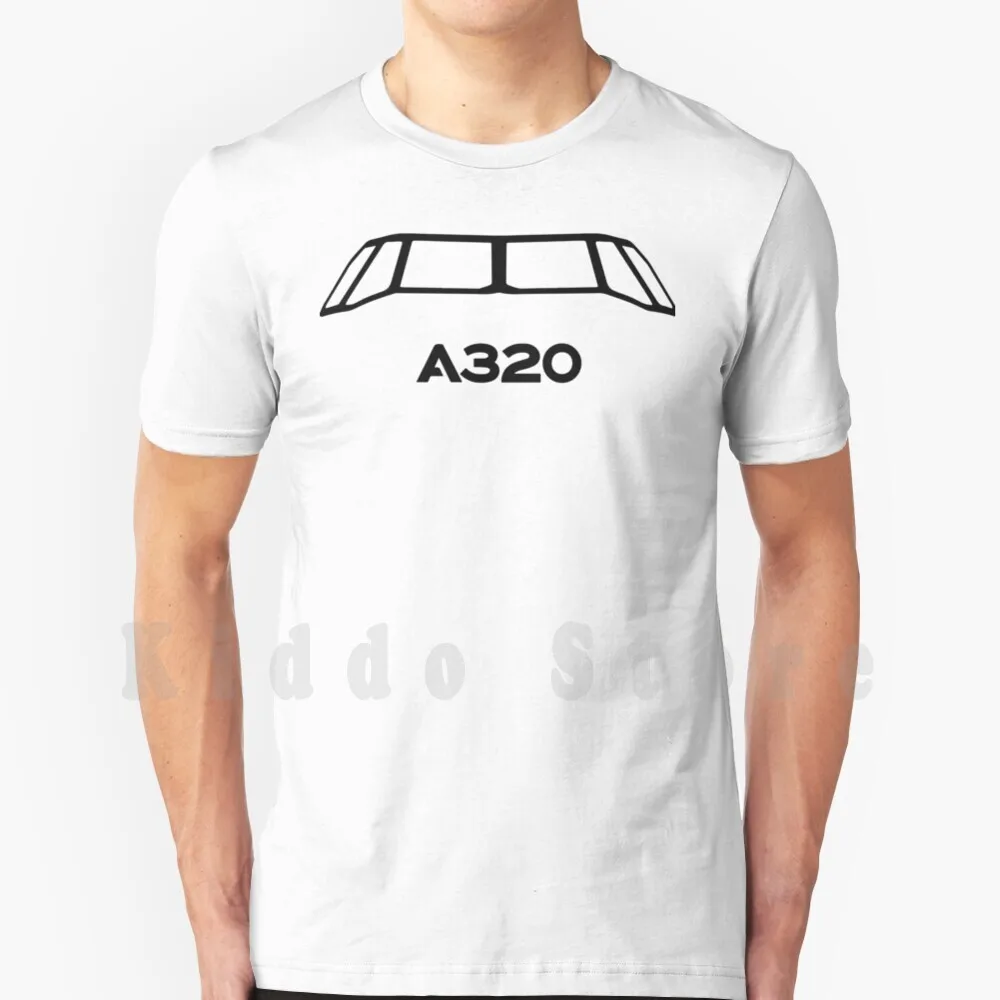 Airbus A320 T Shirt Men Cotton Cotton S-6xl Airbus A320 Plane Aviation Pilot