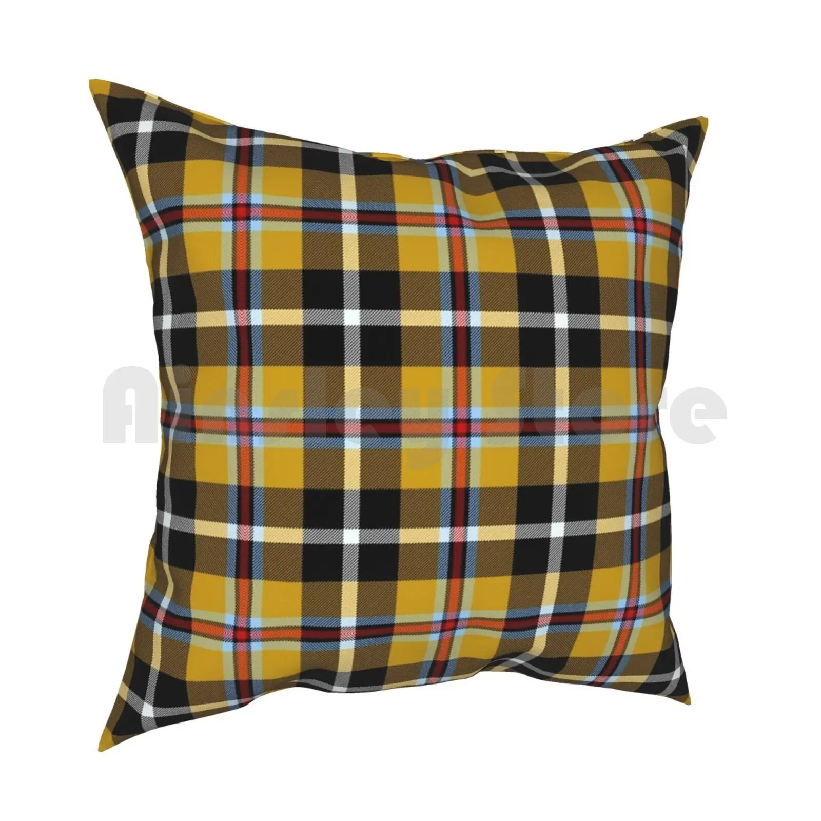 Cornish National Tartan Pillow Case Printed Home Soft Throw Pillow Tartan Abstract Pop Art Pattern Fashion Streetwear