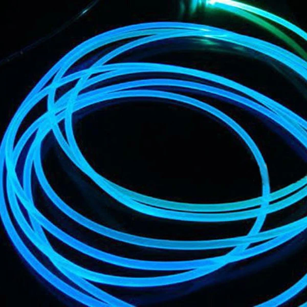 ยาว1M PMMA Side Glow สายไฟเบอร์ออปติก1.5มม./2มม./3มม.สำหรับรถไฟ LED Bright MAZI888