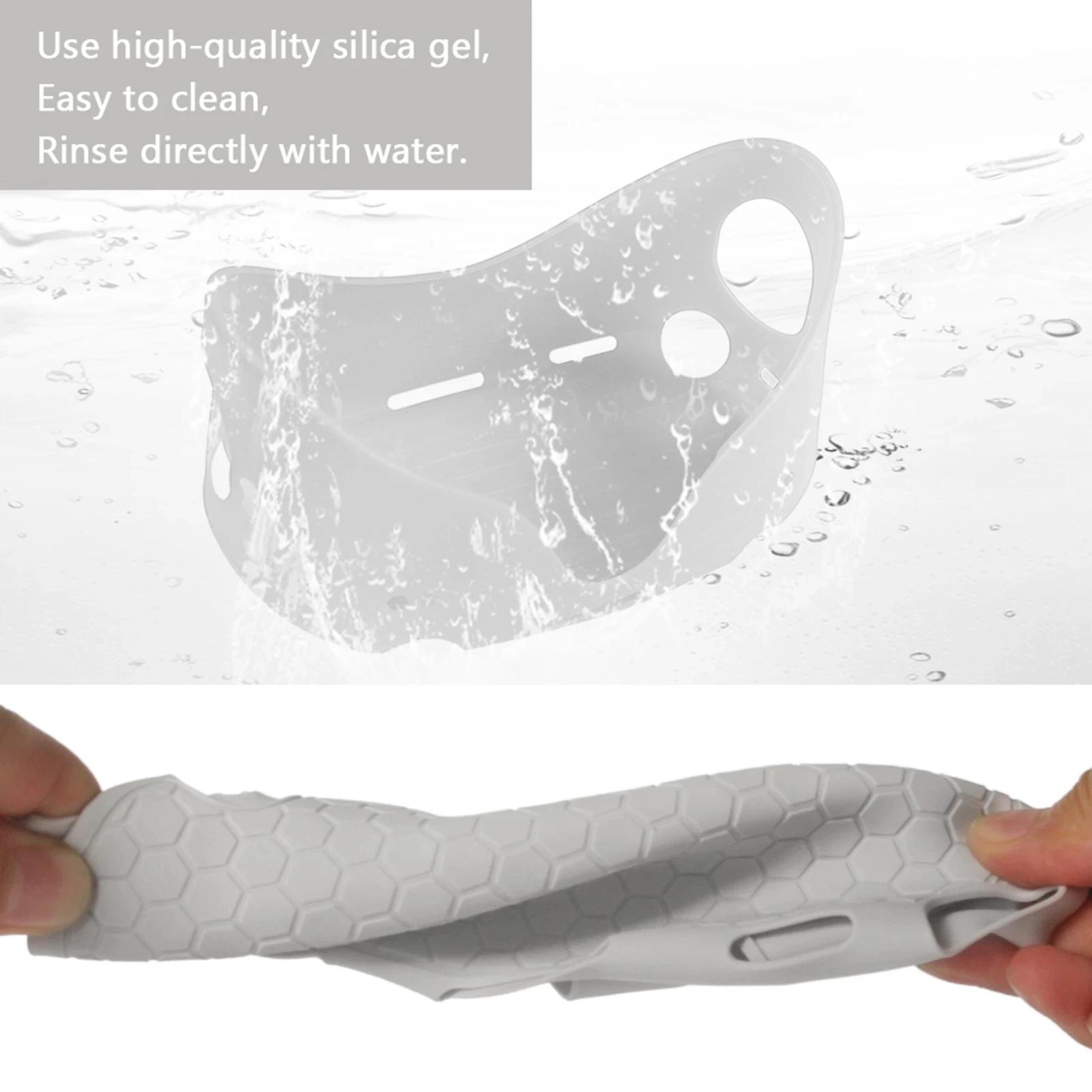 ل كوة كويست 2 Quest2 غطاء حافظة من السيليكون اكسسوارات الذكية ثلاثية الأبعاد الواقع الافتراضي VR نظارات سماعة خوذة مجموعة حماية الجلد