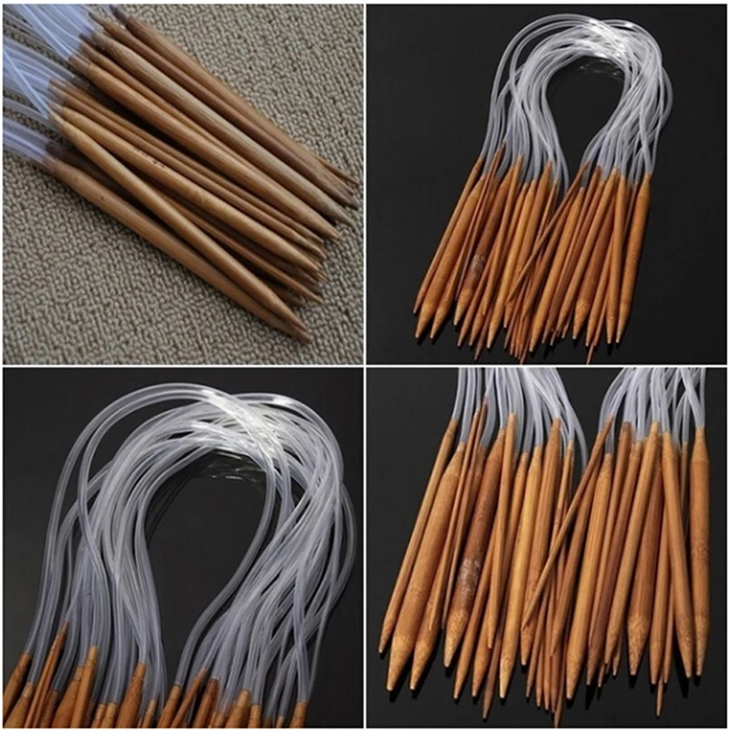 

Carbonized Wood Knitted Crochet Hook Thick Sweater Knitting Needles Tool Carpet Ring Tools 20mm For Carpet Sofa Cushion Weaving