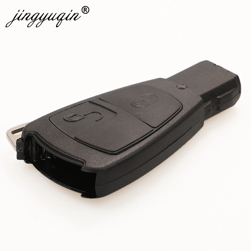 jingyuqin 2/3 Button Old Style Remote Car Key Shell For Benz Mercedes C180 1998-2004 W202 Smart Key Fob Cover Case With Blade