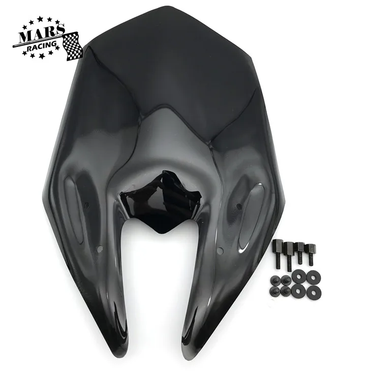 Bulle Moto Kawasaki Bulle Double Courbure Noire Pour Kawasaki Z800 (2013-2016) - Saute-vent Vitre Arriere S23 Ultra