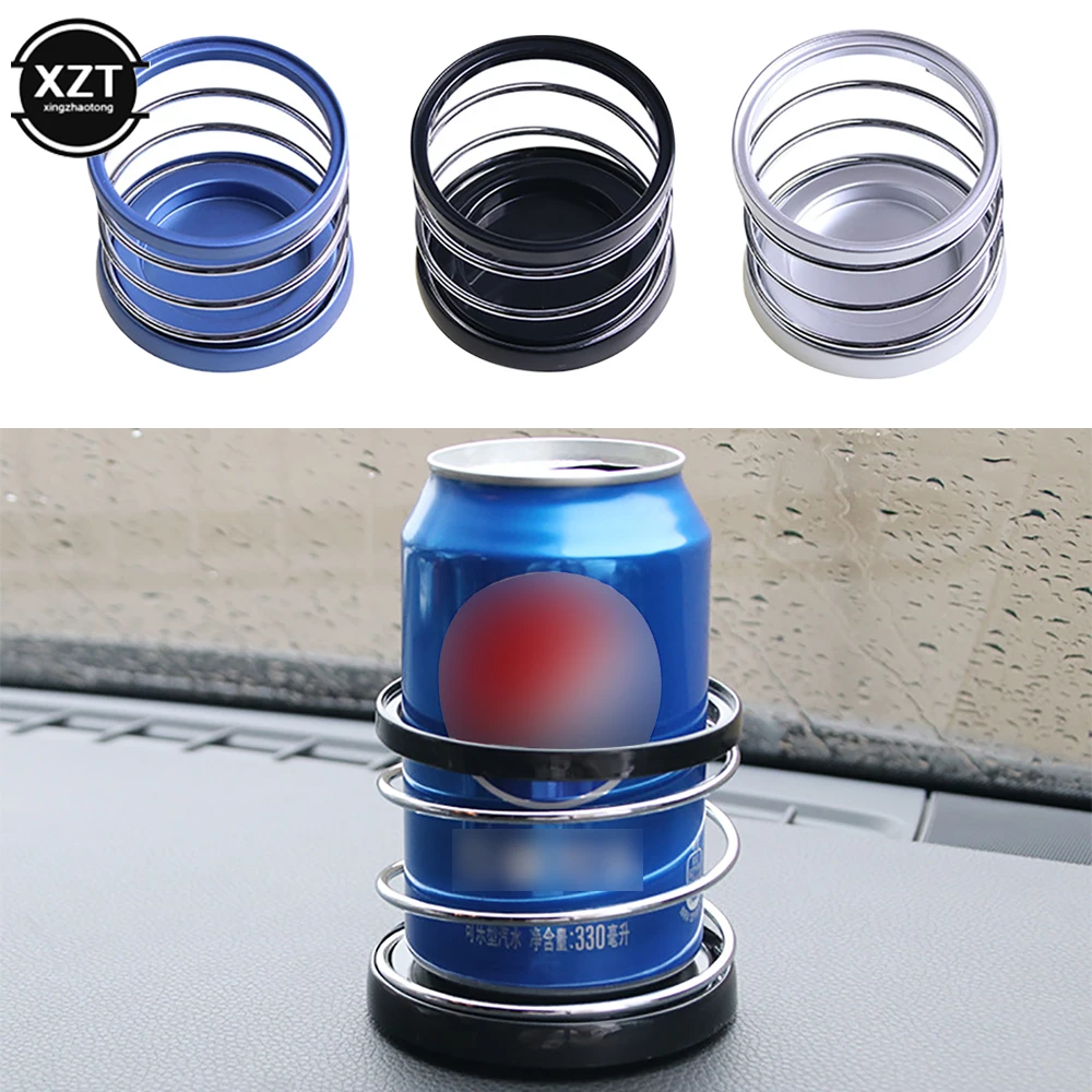 

Auto Spring Cup Holder Beverage Rack Phone Holder Car Interior Accessories Portable Universal Car Organizer Storage High Quality