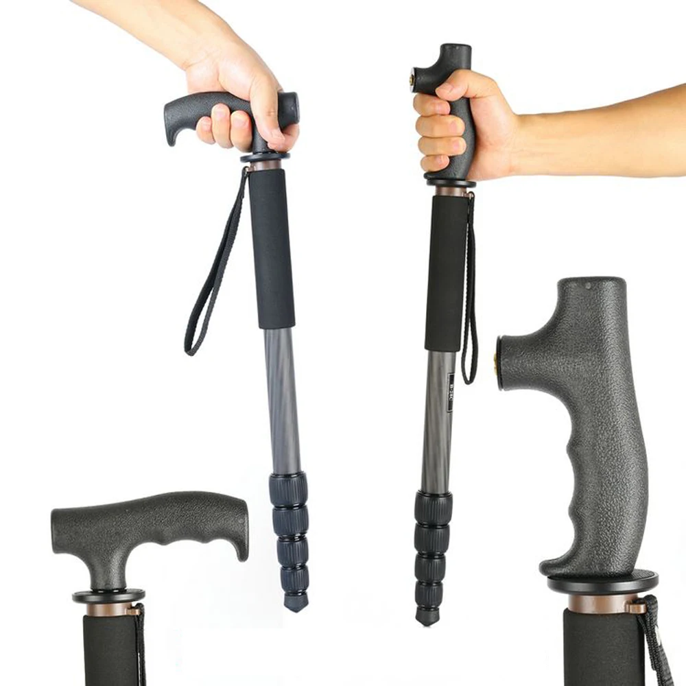 Camera Monopod Handle Grip Trekking Poles Crutches Head Plastic Handgrips Photographic Equipment Accessories
