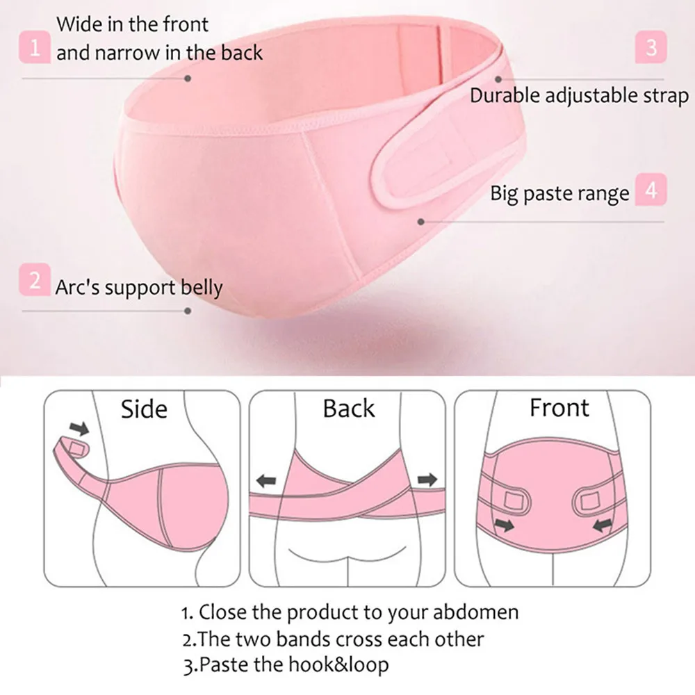 คลอดบุตรสนับสนุน Belly เข็มขัดเอว Care หญิงตั้งครรภ์หน้าท้อง Band Back BRACE Protector การตั้งครรภ์เสื้อผ้า