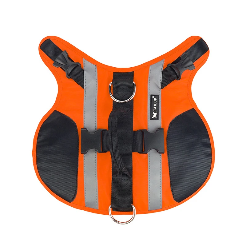 Dog Life Vest Summer Solid Color Pet Life Jacket Dog Safety Clothes Dogs Swimwear Pets Safety Swimming Suit S-XL