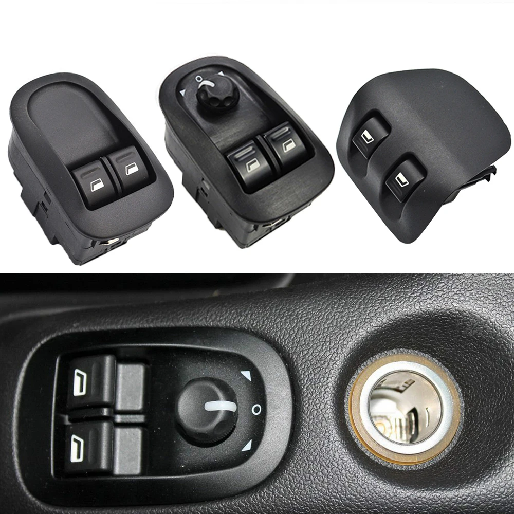 

Electric Power Window Control Switch glass lifter button For Peugeot 206 207 Citroen C2 Car Accessories