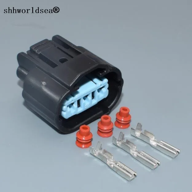 worldgolden 1/2/5/30/100sets 3pin for Honda K-Series 05-06 Vehical Speed Sensor plug harness car electrical connector 6189-0596