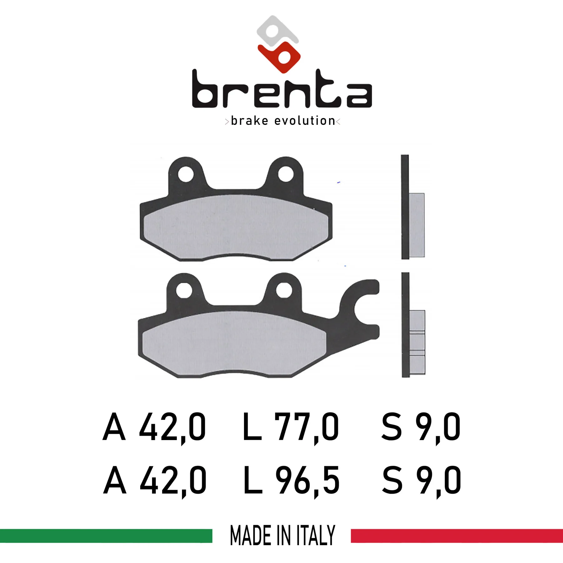 Brenta for AJS Daytona/EOS/JSM/NKT/Regal Raptor 125/250/350 FT3021-FA197-Motorcycle-Scooter (!! Rear!!)