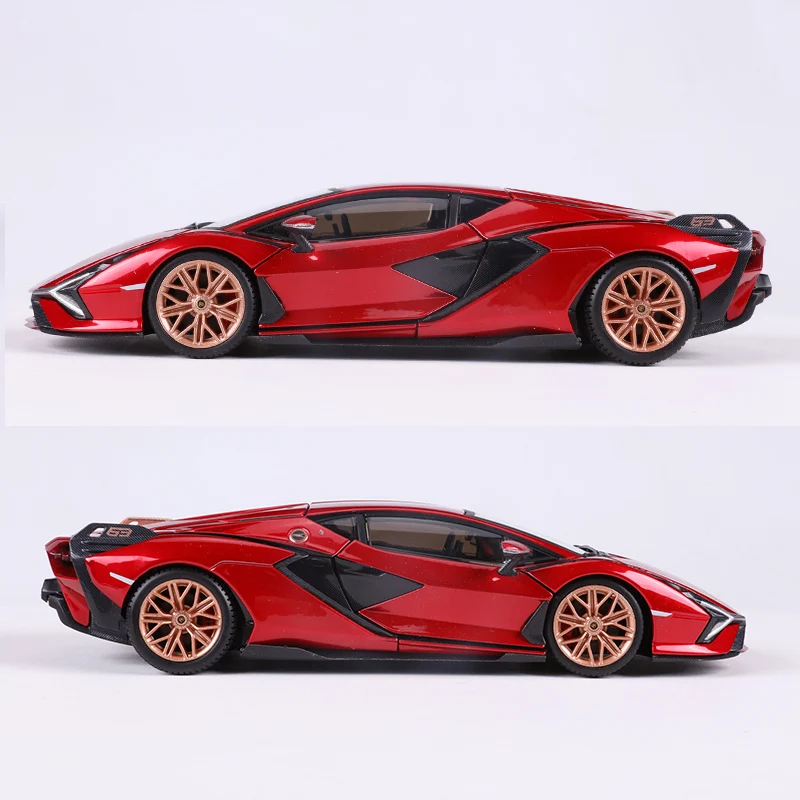 Bburago 1:24 Lamborghini Sian FKP37 Simulation Alloy Car Model Collect Gifts Boy Toys Die Casting