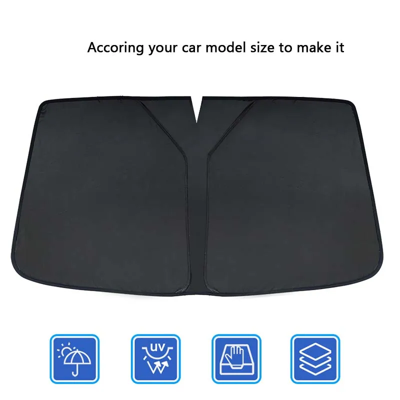 Customize fit Car front Window Interior Windshield Sunshade Cover For VW Volkswagen Tiguan mk1 mk2  Allspace T-Cross CC Touran