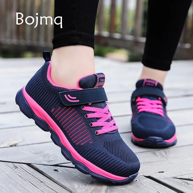 Bojmq Tenis Feminino 2020 New Unisex Tennis Shoes Tenis Sneakers Adult Outdoor Health Walking Comfort Footwear Ladies Shoes