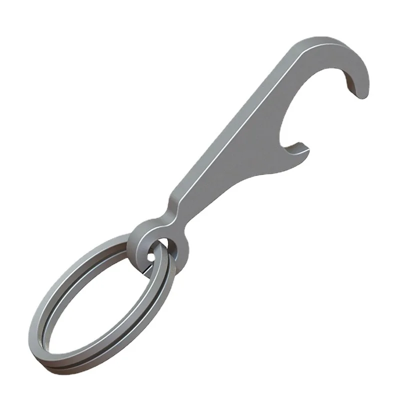 

Creative Openers Key Chain Anchor Bottle Opener Titanium Alloy Corkscrew Gifts Portable Handle Beer Opener Accessories Dropship