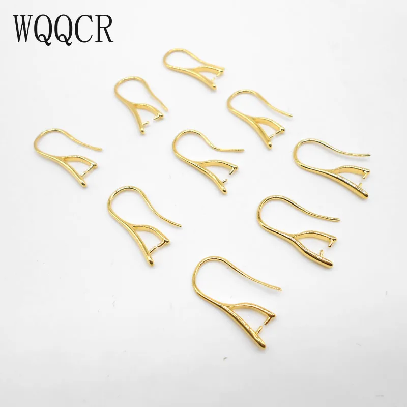 NEUE Hohe Qualität DIY Handmade Gold Und Silber 10X21 Ohr Schmuck Stecker Ohr Clip Ohr Schnalle 925 Damen Schmuck Zubehör