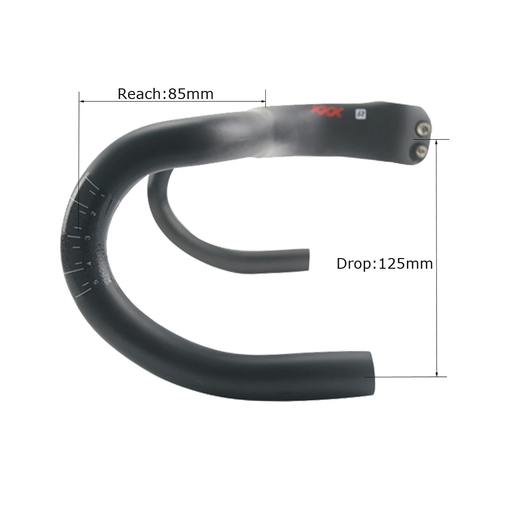 RXL SL Carbon Racing Bike Handlebar, Integrated Stem, UD Matte, Glossy, 400, 420/440, Road Bicycle Drop Handlebars, 1-1/8\