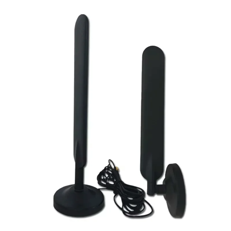 Huawei sma ganho 3g 4g antena remotamente sinal aumentado adequado para 4g lte sma colunar vertical único conector 2 pces preto