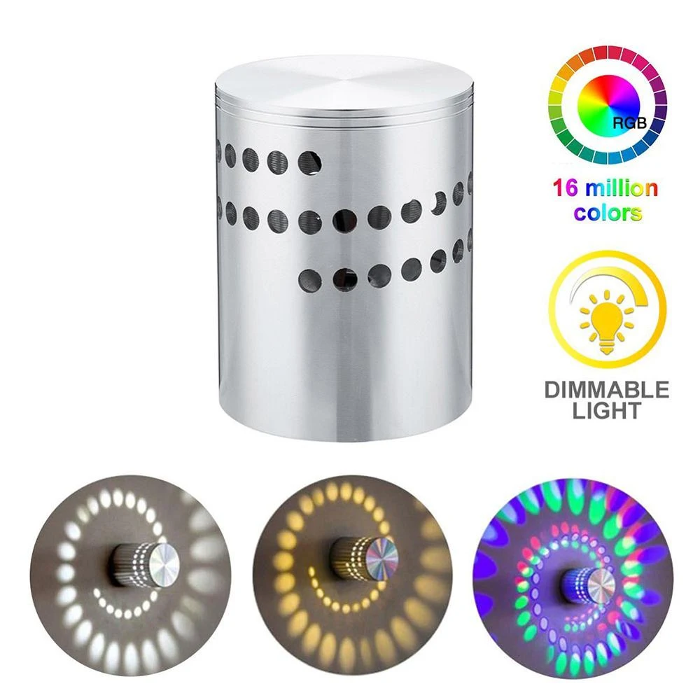 

LED Wall Light Wall Mounted Projection Colorful Wall Light Corridors Background lamp For Party Bar Lobby KTV Home Decoration