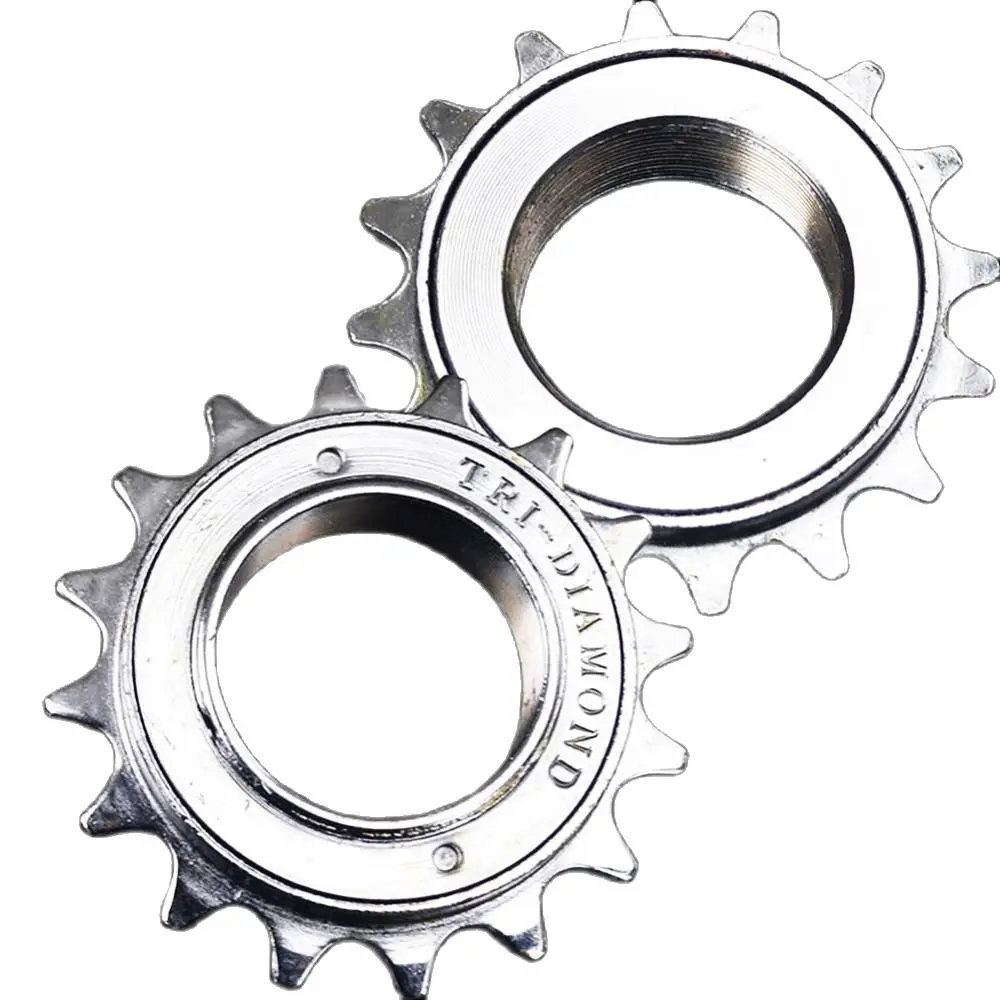 16T 18T Single Speed 34mm Road Bicycle FreeWheel Bike Flywheel Chrome Molybdenum Steel Gear Bike Parts Bike Accessory 40 clicks