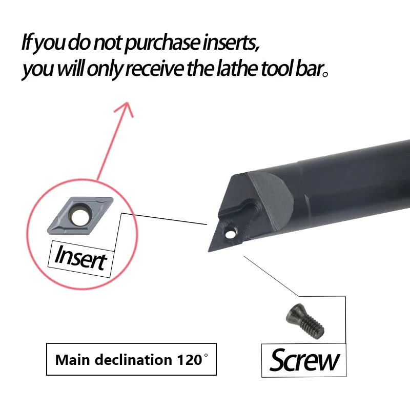 Internal Turning Tools Cutting Bar S16Q-SDXCR11 Lathe Cutter Wholesale S25S-SDXCR11 Carbide DCMT inserts CNC Holder Inner Tool