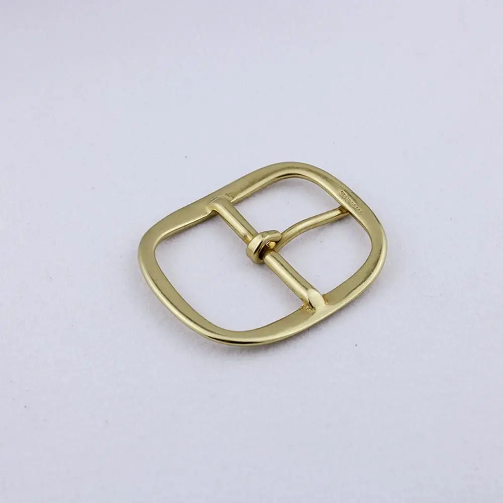 DIY Classic Leathercraft Hardware BOR Solid Brass Belt Buckle For Men Center Bar Buckle 25mm Metal Buckle 32mm 38mm 45mm