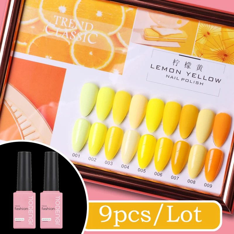 

9pcs*15ml Color Base Coat Kit French Gel Polish Nail Design Soak Off UV LED Gel Lacquer For Nail Salon Camouflage Color Gel