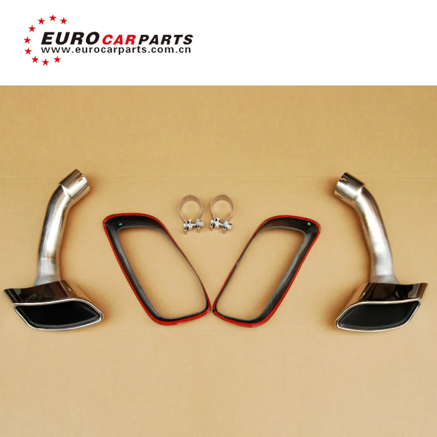 BM X6 E71 exhuast pipe muffler tips for X6 e71 to M style high quality stainless steel Square muffler tips