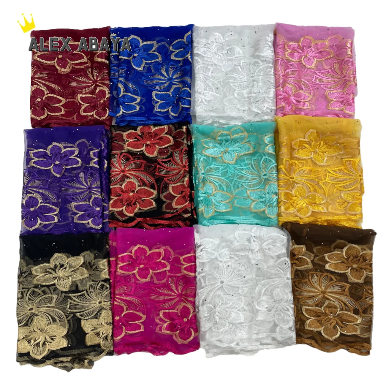 Soft Net Scarf for African Muslim Women, Plain Headscarf, Good Quality, New Style, AL043