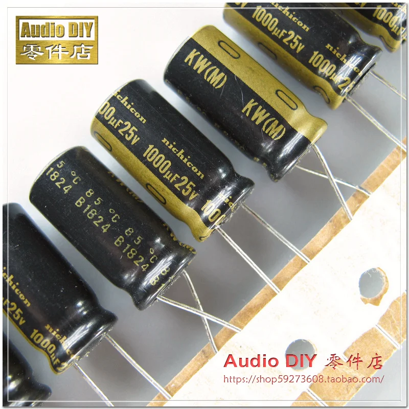 10PCS/30PCS Nichicon KW series 1000uF/25V audio electrolytic capacitor free shipping
