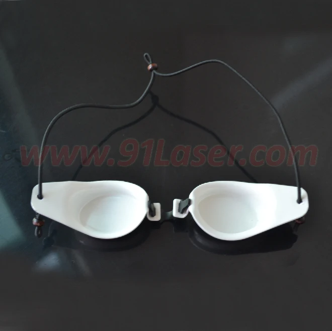 Laser Schutzbrille für 190-3000nm CE Keramik Weiß und Metall Material Reinigung Tuch und Kunststoff Fall Laser Gläser