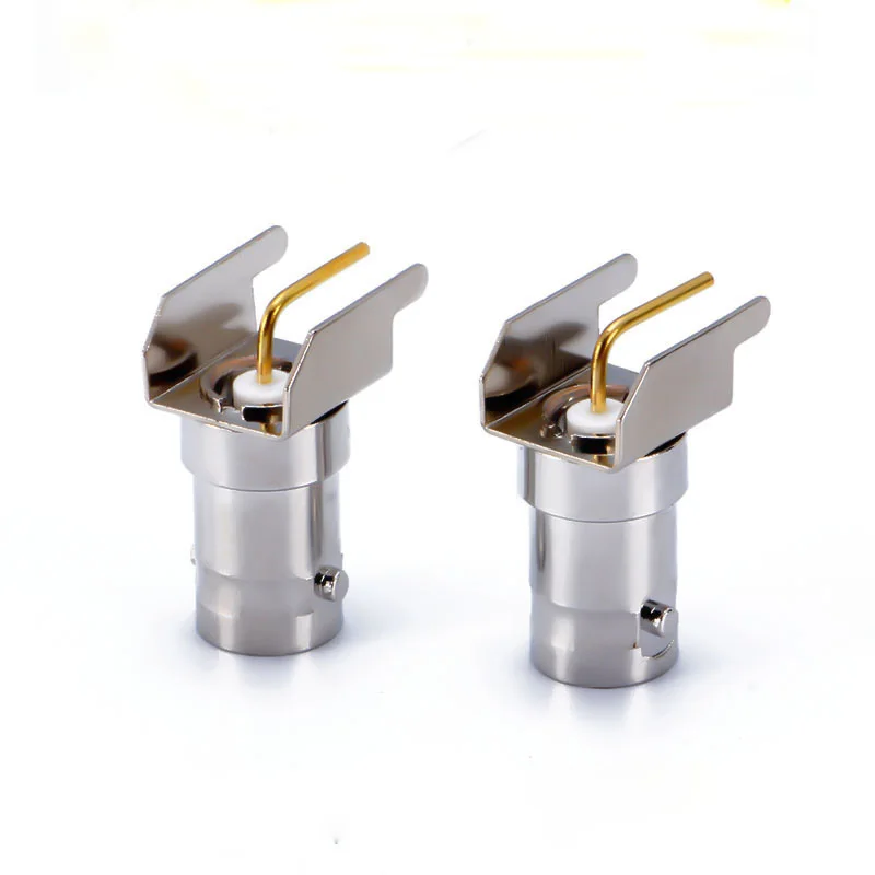 100PCS Copper BNC Female Right Angle Solder Solding PCB Mount RF Connector Adapter Connector Plug
