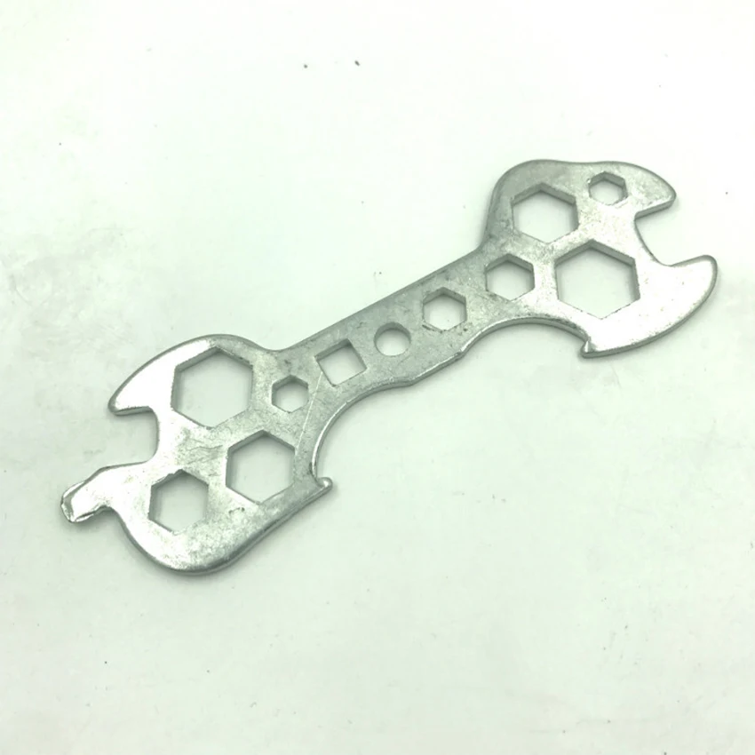 Bicycle Mountain Bike Hex Wrench Multi Functions Steel Porous Hexagon Spanner 8, 9, 10, 12, 14, 15, 16, 17 mm, Hand Repair Tool