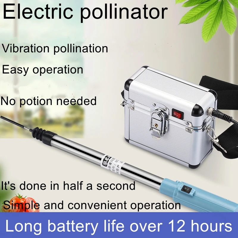 Tomato Electric Pollinator Flower Spray Artifact Flower Spotting Machine Cucumber Dip Vibration Pollinator