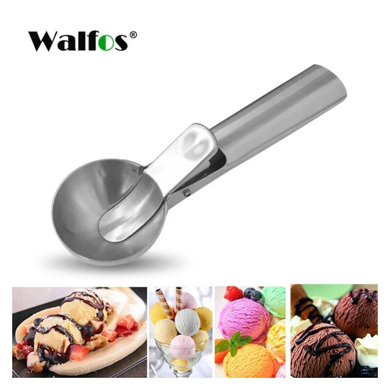 

WALFOS Ice cream scoop stainless steel ice cream digger non-stick fruit ice ball maker watermelon ice cream making tool