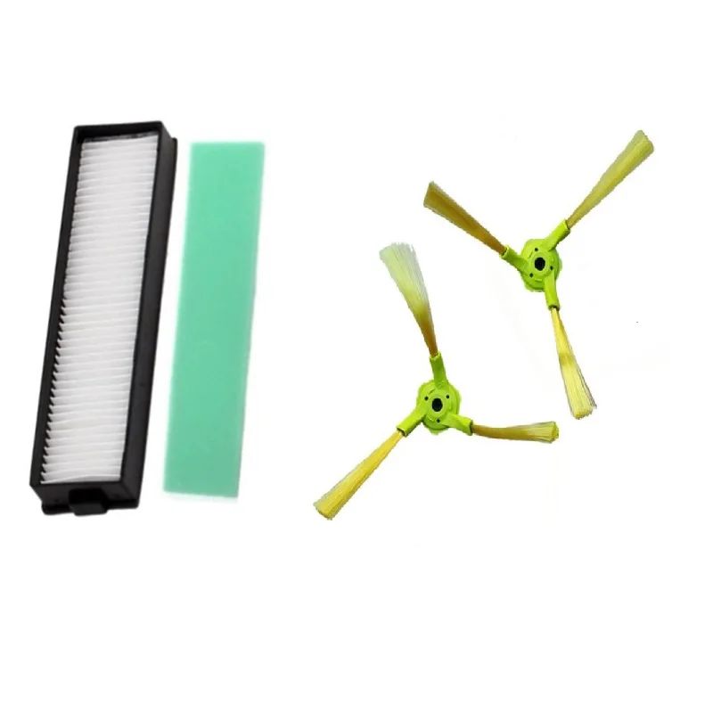 Hoofdborstel Zijborstel Hepa filter voor LG HOM-BOT VR6260LVM VR6462LVM VSR8600RR VSR6600OB Robot Stofzuiger Onderdelen Accessoires