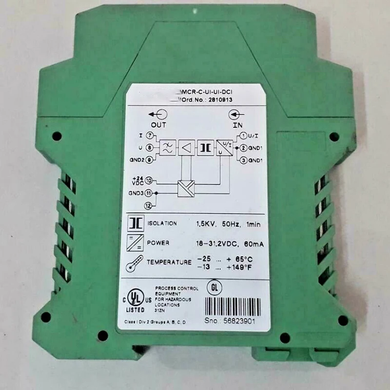 For Isolation Amplifier For Phoenix Work Good MCR-C-UI-UI-DCI 2810913