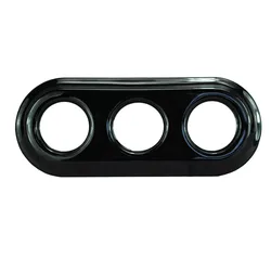 Flush-mounted Frame Plate for 3 item Recessed Wall switches ,electrical sockets outlet