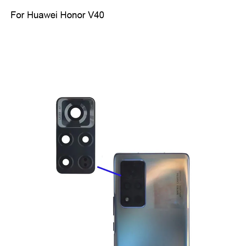 

High quality For Huawei Honor V40 Back Rear Camera Glass Lens test good For Huawei Honor V 40 Replacement Parts