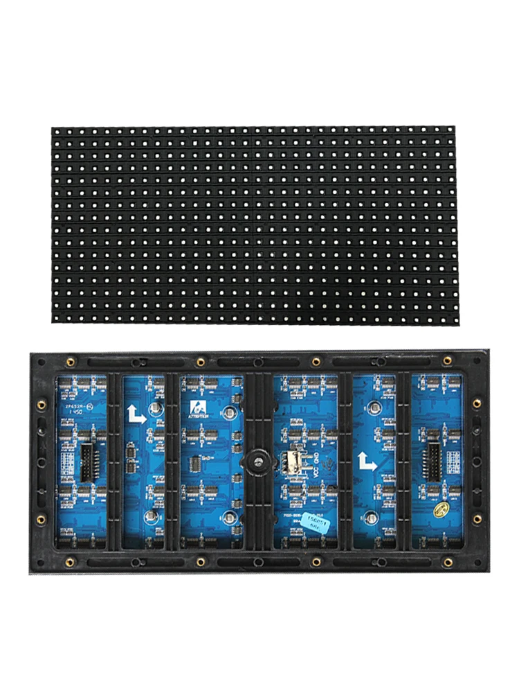 Factory direct selling outdoor RGB high brightness 320x160 mm full color smd 2121 module P10 led 16x32 LED display module