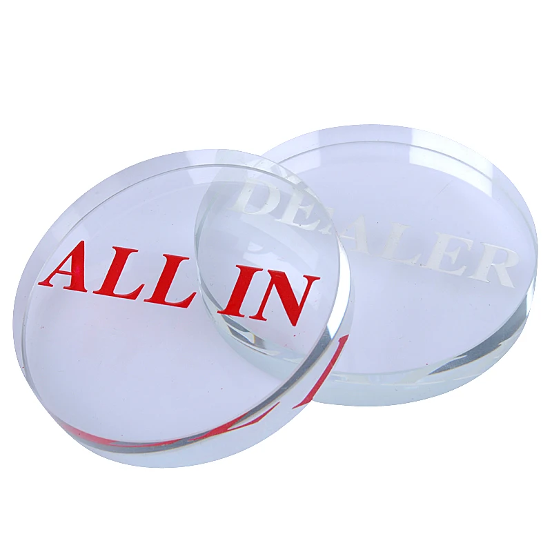 Poker Dealer ALL IN Button Texas Poker Accessory 57mm