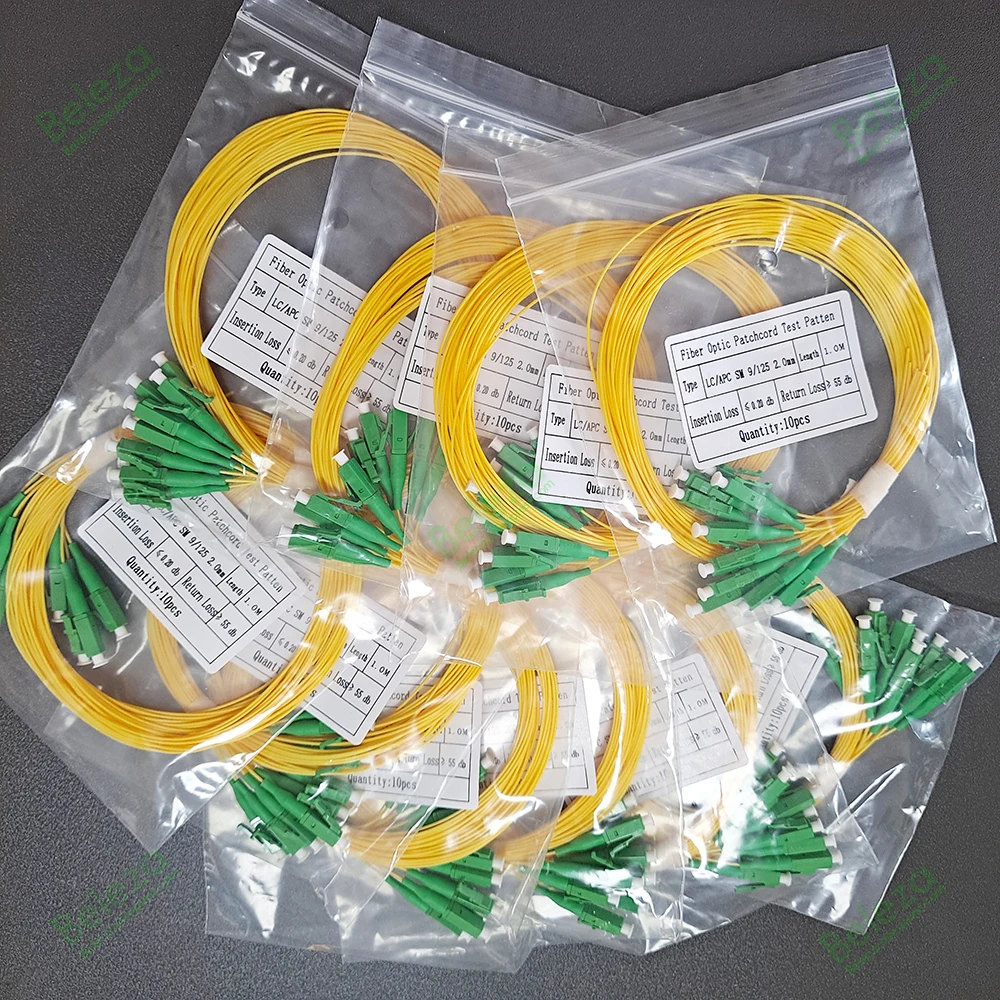 Imagem -05 - Conector de Fibra Óptica 50 Peças Alta Precisão Oem 50 Refletores fc lc Om3 Apc Pigtail Remendo de Fibra Óptica Menor Venda de Garantia de Qualidade