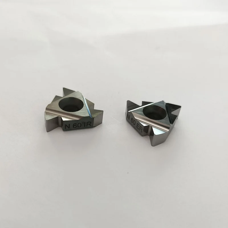 Insertos de rosca CNC 22ER N60 herramienta de torneado roscado 22IR N55 insertos carbricos 22IR N60 herramientas de torno interno 22ER N55 para aluminio
